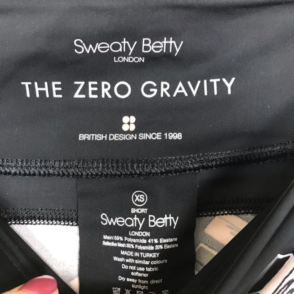 SWEATY BETTY The Zero Gravity Side Mesh Leggings XS Short - Picture 5 of 8